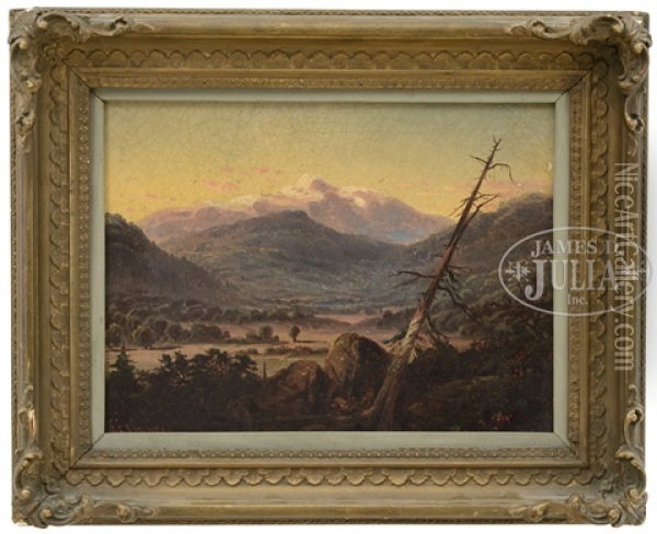 A View Of Mount Washington In Morning Light Oil Painting - Thomas Lindsay