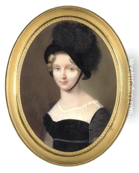 The Dowager Empress Elizaveta Alekseevna Oil Painting - Henri Benner