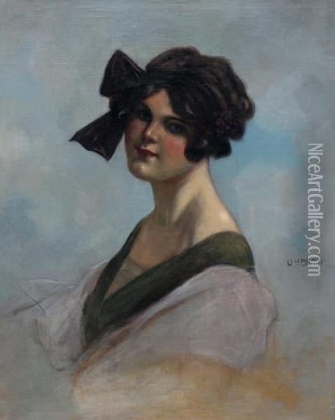 Ritratto Di Ragazza Oil Painting - Wilhelm Braun