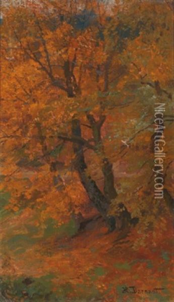 Waldstuck (lainzer Tiergarten?) Oil Painting - Hugo Darnaut