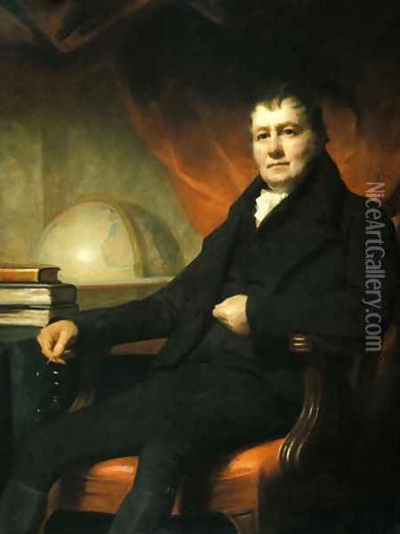 John Playfair, c.1814 Oil Painting - Sir Henry Raeburn