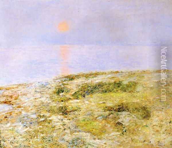 Sunset, Isle of Shoals Oil Painting - Childe Hassam