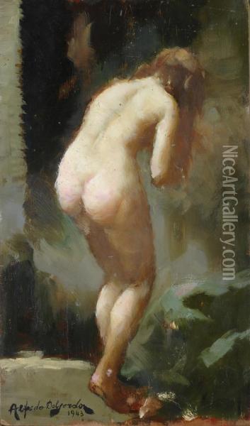 Nudo Oil Painting - Alfredo Del Sordo