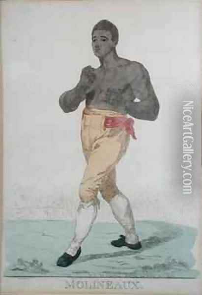 Tom Molineaux Oil Painting - Richard Dighton