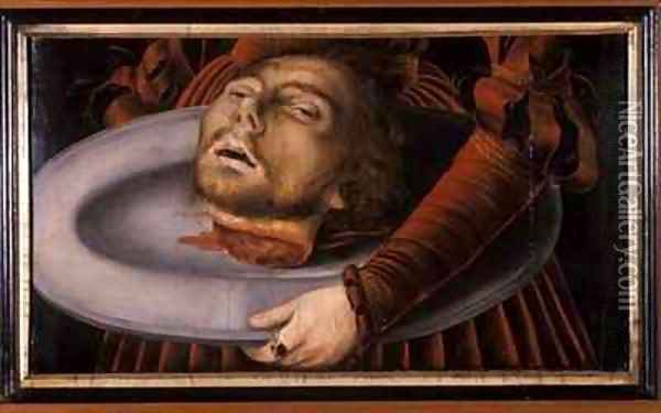 The head of John the Baptist Oil Painting - Lucas The Elder Cranach