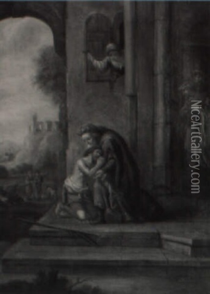 The Prodigal Son Oil Painting - Balthasar Beschey