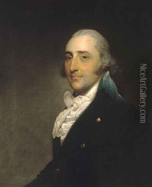 Charles Lee or Gentleman of the Lee Family Oil Painting - Gilbert Stuart