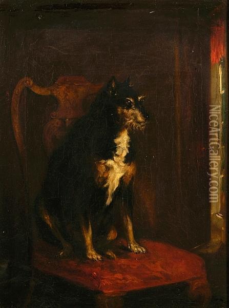 Peter The Faithful Servant Of Henry Carr, 15 Years Old Oil Painting - Robert Mendham