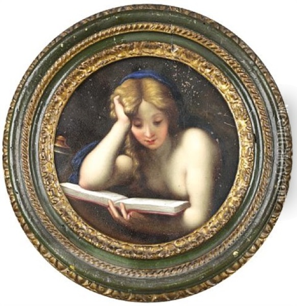 The Penitent Magdalen Oil Painting -  Correggio