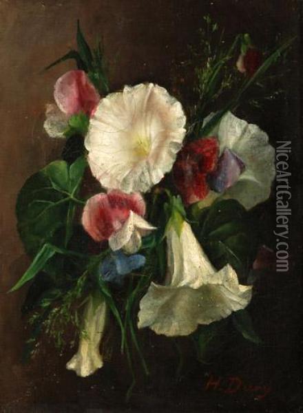 Kleines Blumenstrausschen Oil Painting - Hortense Dury-Vasselon