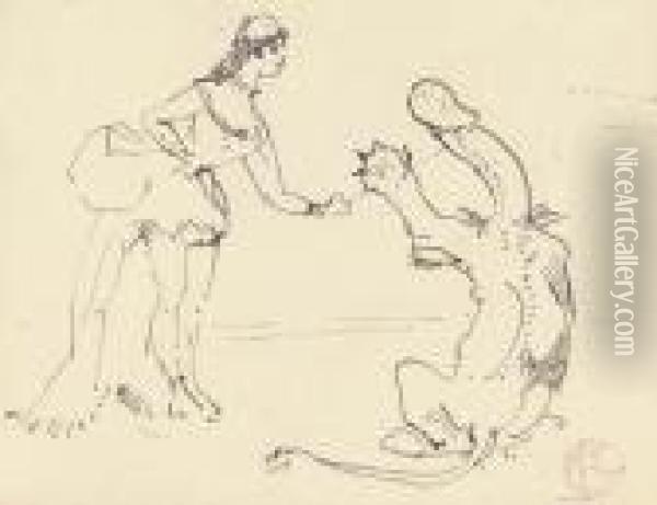 La Dompteuse Oil Painting - Henri De Toulouse-Lautrec