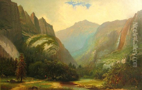 Dawn Over Yosemite Oil Painting - George W. King