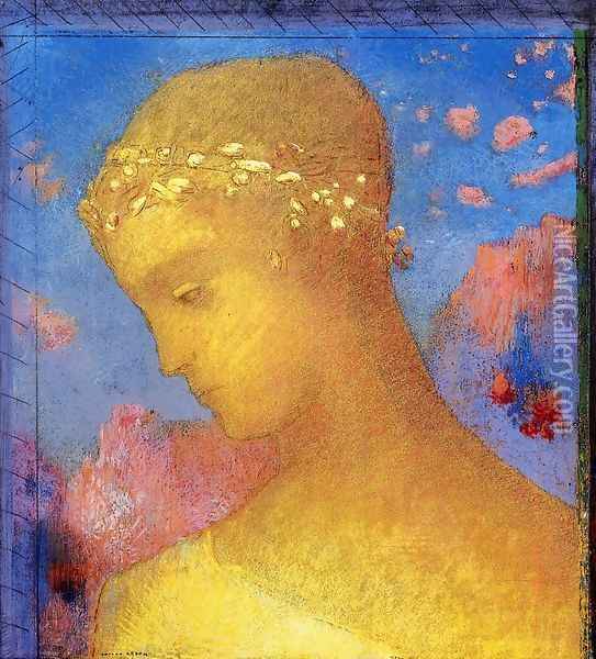 Beatrice Oil Painting - Odilon Redon