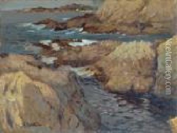 Carmel Coves Oil Painting - William Frederick Ritschel