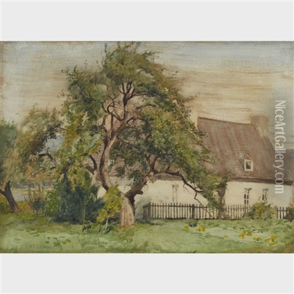 Country Cottage Oil Painting - William Brymner