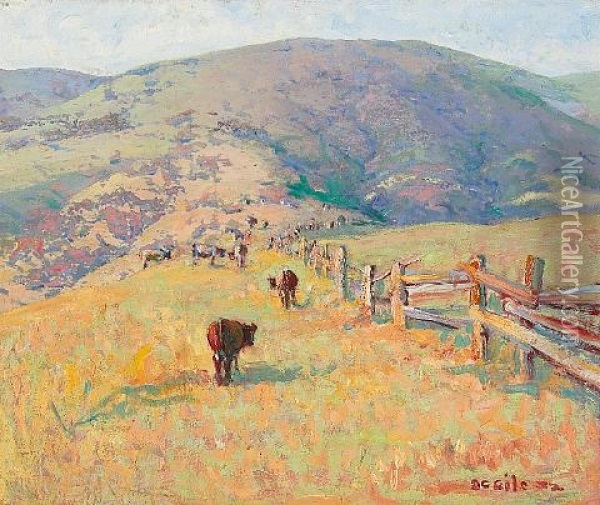 In The Hills Oil Painting - Selden Connor Gile