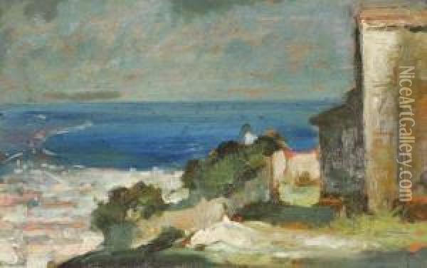 Vue Sur La Mer Oil Painting - Jacques Martin