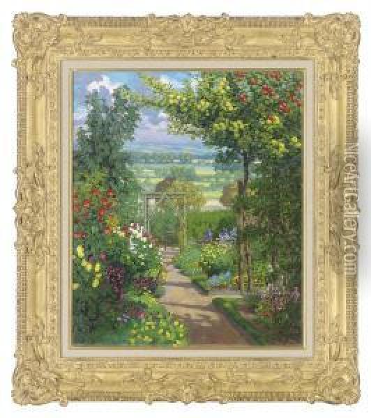 The Garden Path Oil Painting - Rudolph Onslow-Ford