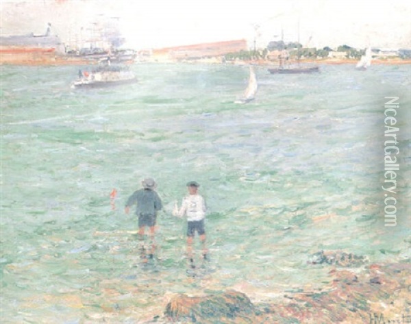 Cherbourg Oil Painting - Henry Moret