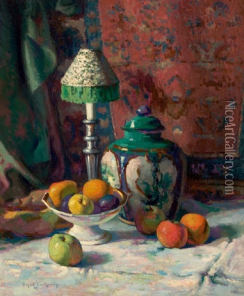 Oriental Jar Oil Painting - Hugh Henry Breckenridge