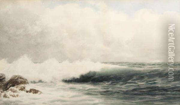 Seascape Oil Painting - Henry B. Cady