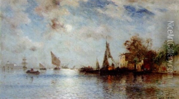 Mansken I Venedig Oil Painting - Wilhelm von Gegerfelt