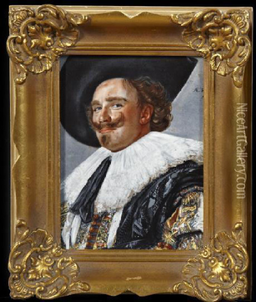 The Laughing Cavalier Oil Painting - Robert Persch