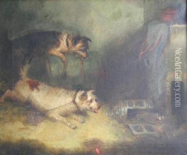 The Stolen Candle Oil Painting - George Camfield