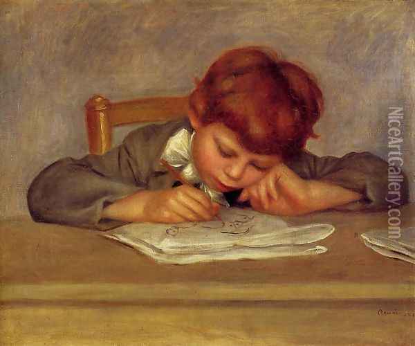 Jean Drawing Oil Painting - Pierre Auguste Renoir