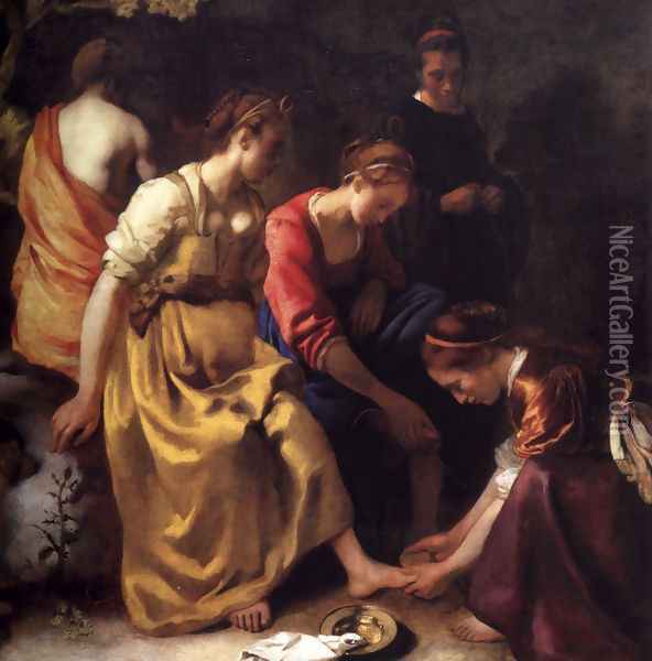 Diana and her Companions 1655-56 Oil Painting - Jan Vermeer Van Delft