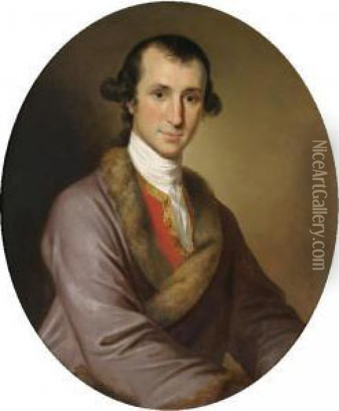 Various Properties
 

 
 
 

 
 Portrait Of Eyles Irwin (1751-1817) Oil Painting - George Willison