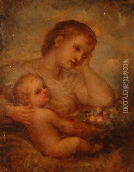 Madonna Col Bambino Oil Painting - Luigi Galli