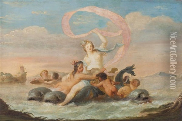 Venus Oil Painting - Annibale Carracci