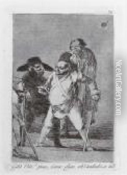 Correccion Oil Painting - Francisco De Goya y Lucientes