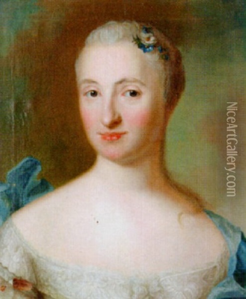 Ulrica Eleonora Gerner Oil Painting - Johann Henrik Scheffel