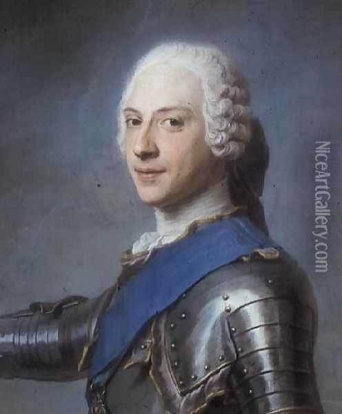 Prince Charles Edward Stewart, 1720-88 Oil Painting - Maurice Quentin de La Tour