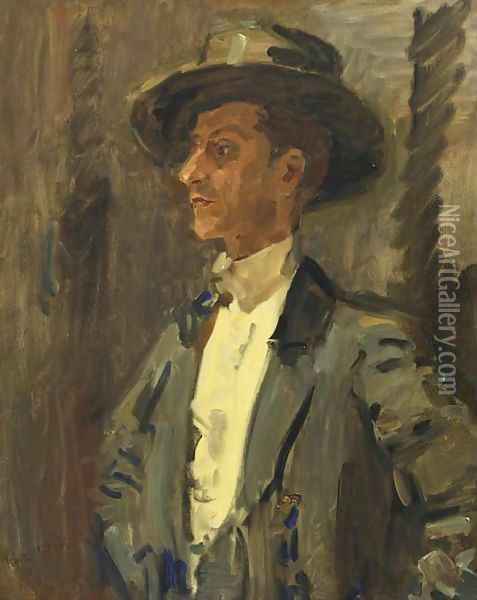 Portrait of Vincente Escudero Oil Painting - Isaac Israels
