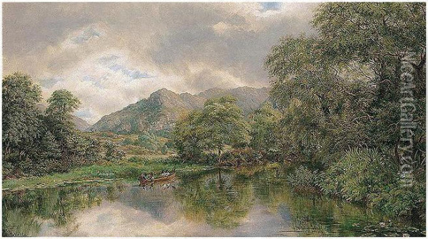 Meeting Of The Waters, Killarney Oil Painting - Robert George Talbot Kelly