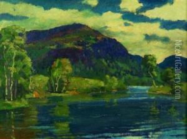 Acadia National Park Oil Painting - Jonas Lie
