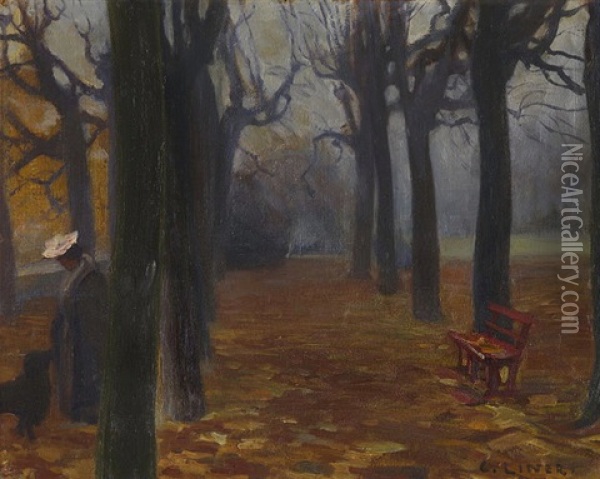 Cecile Im Englischen Garten Oil Painting - Carl August Liner