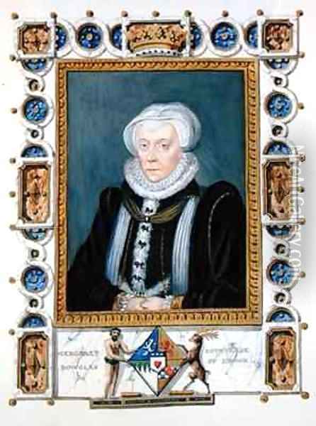 Portrait of Margaret Douglas Countess of Lennox from Memoirs of the Court of Queen Elizabeth Oil Painting - Sarah Countess of Essex