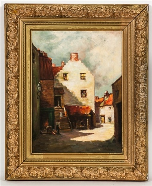 An East Coast Smiddy Oil Painting - William Darling McKay