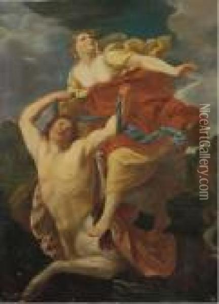 Deianeira And Nessus Oil Painting - Guido Reni