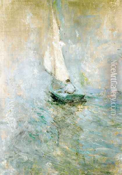 Sailing In The Mist2 Oil Painting - John Henry Twachtman