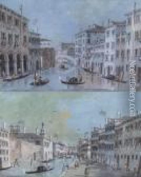 Venetian Scenes Oil Painting - Giacomo Guardi