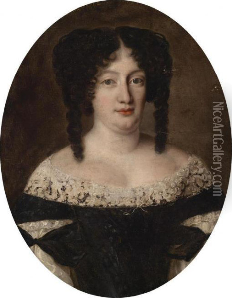 Portrait Of Maria Virginia Borghese Chigi Oil Painting - Jacob Ferdinand Voet