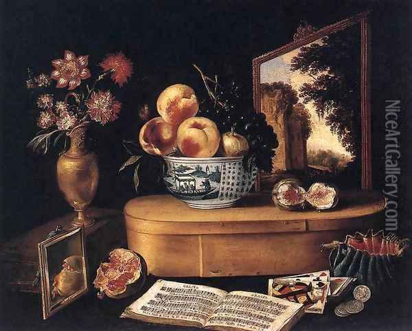 The Five Senses Oil Painting - Jacques Linard