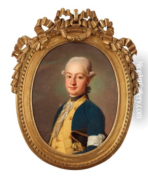 Gustaf Anton Gyldenstolpe (1744-1827) Oil Painting - Per Krafft the Elder