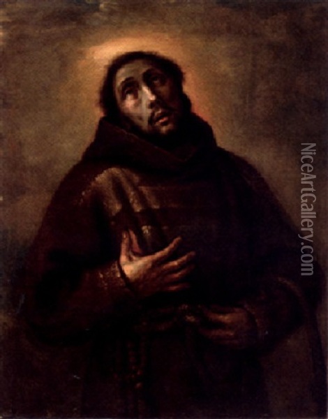 The Ecstasy Of Saint Francis Oil Painting - Francesco del Cairo