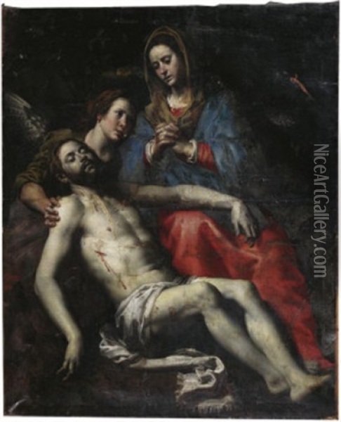 Beweinung Christi Oil Painting - Theodor Van Loon